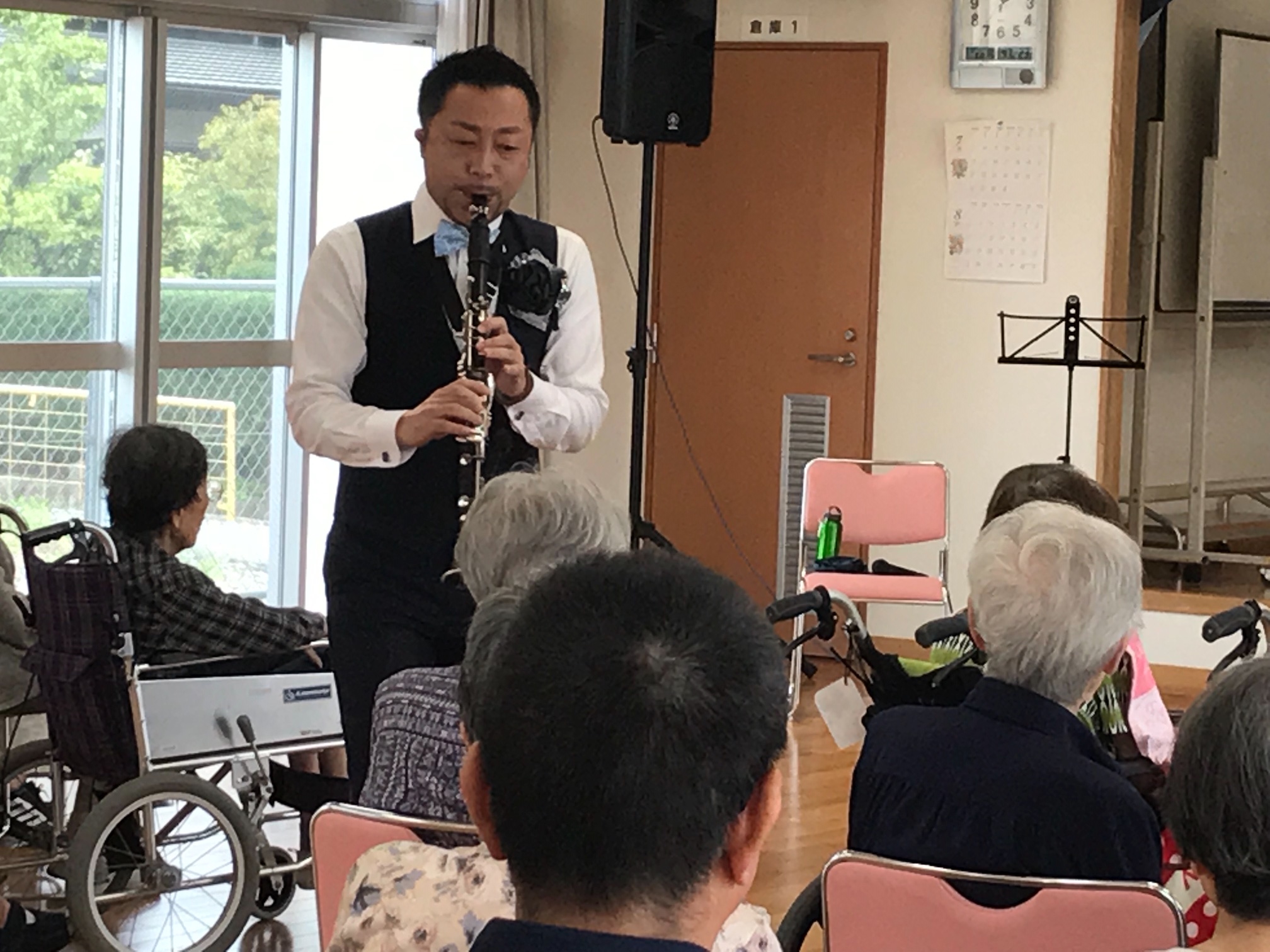 8月お誕生会＆音楽演奏会の開催